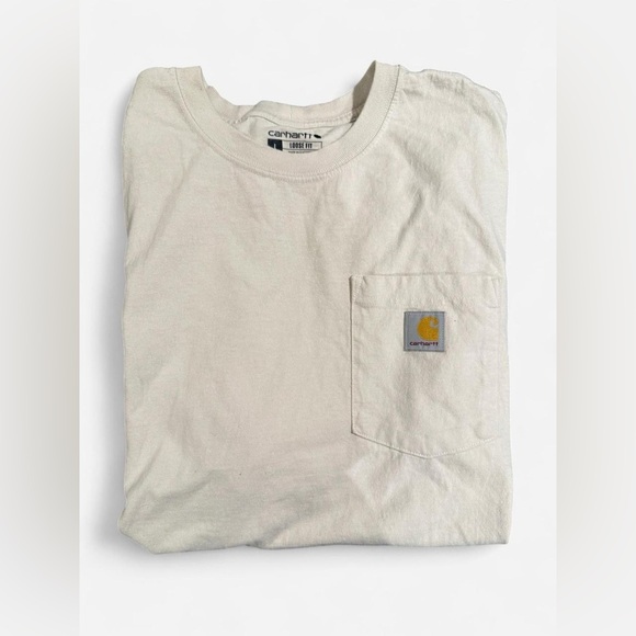 Carhartt Other - Carhartt Cream Pocket Tee